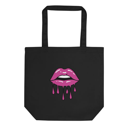 Justbizness "Lip Drip" Eco Tote Bag