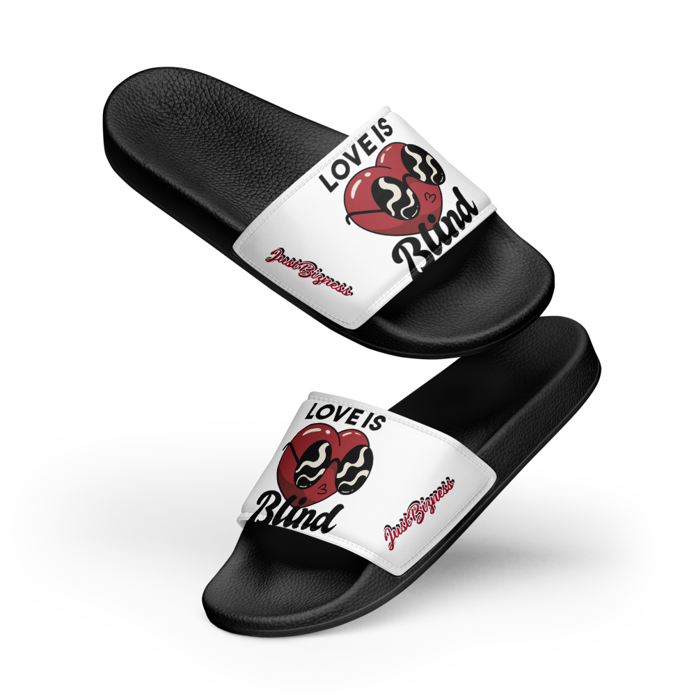 Justbizness "Love Is Blind" Slippers